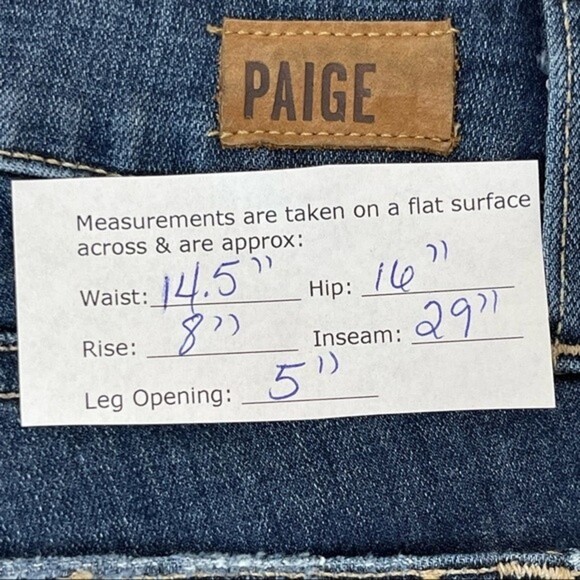 Paige Denim Skyline Ankle Peg Skinny Jeans Elia Dest. - Picture 11 of 13